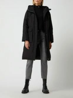 Vero Moda Steppmantel Mit Kapuze Modell 'Elanor' - Schwarz