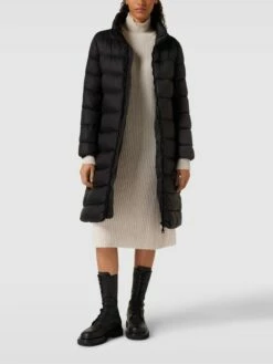 More & More Steppmantel Mit Stehkragen - Schwarz