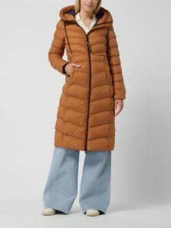 Khujo Steppmantel Mit Kapuze Modell 'Ingram Shine' - Senfgelb