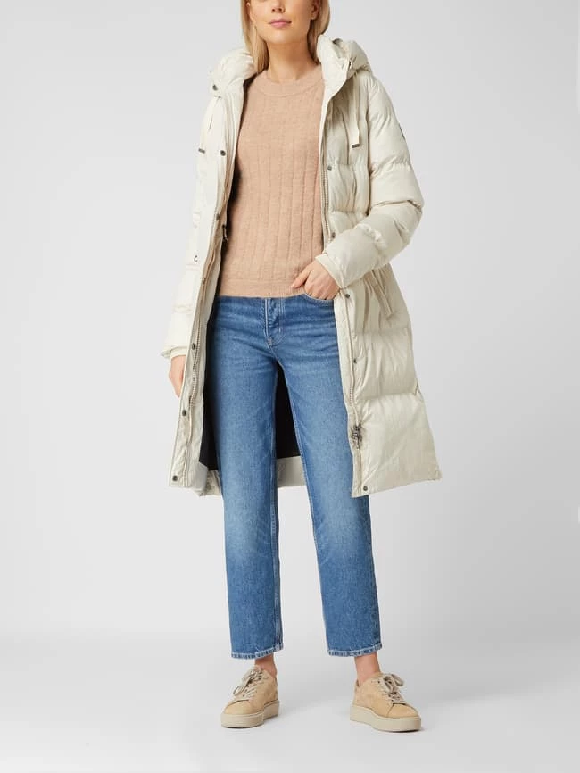 Garcia Steppmantel Mit Kapuze - Offwhite 1 Garcia Steppmantel Mit Kapuze - Offwhite