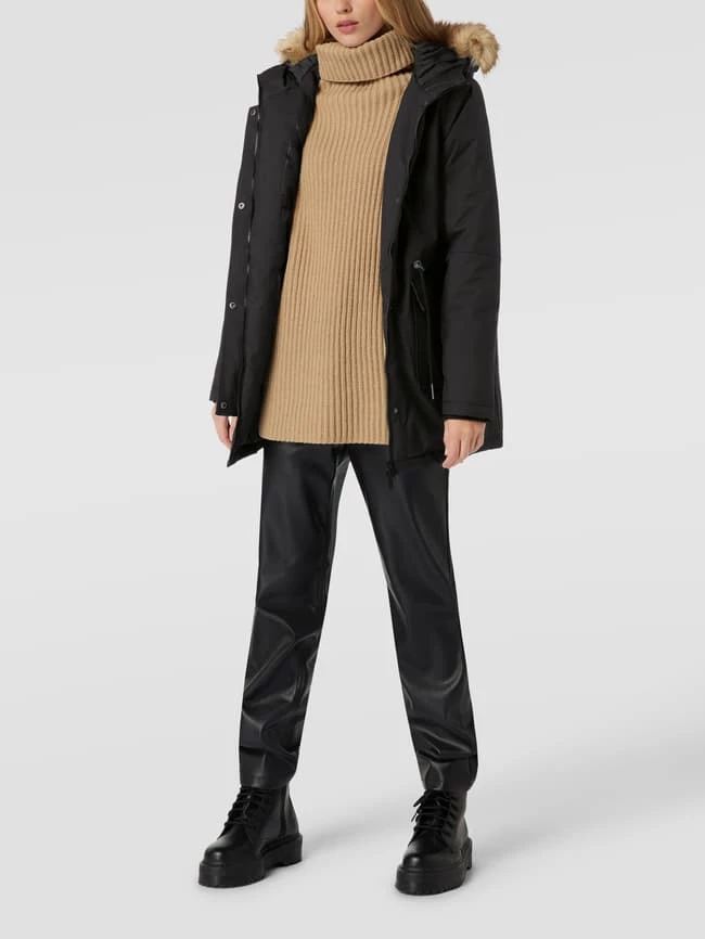 Noisy May Mantel Mit Pattentaschen Modell 'Molly' - Schwarz 1 Noisy May Mantel Mit Pattentaschen Modell 'Molly' - Schwarz