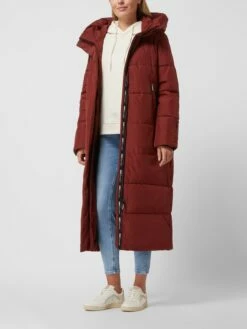 Khujo Steppmantel Mit Kapuze Modell 'Soulani' - Bordeaux Rot