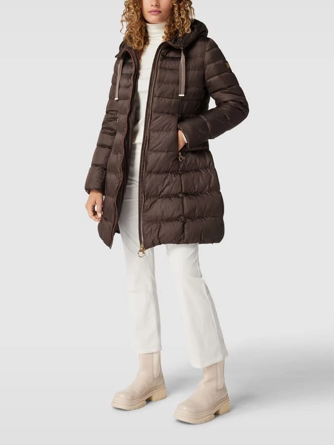 Betty Barclay Daunenmantel Mit Kapuze - Dunkelbraun 1 Betty Barclay Daunenmantel Mit Kapuze - Dunkelbraun