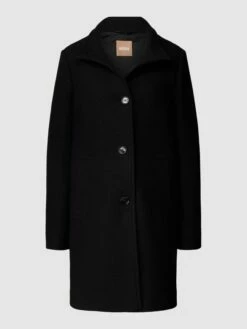BOSS Casualwear Mantel Mit Reverskragen Modell 'COHSANDY' - Schwarz