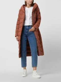 Peuterey Steppmantel Mit Kapuze Modell 'Kraz' - Rostrot