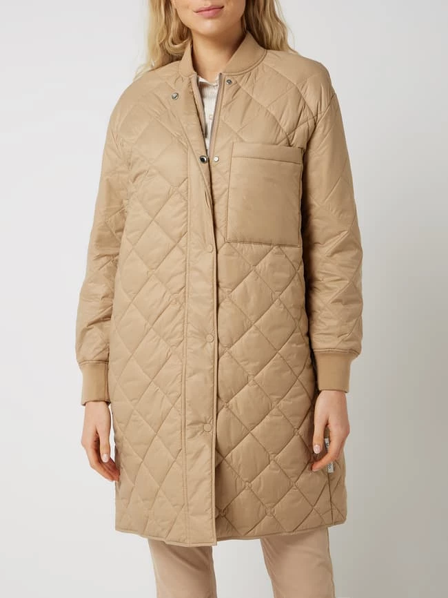 Marc O'Polo Oversized Steppmantel Mit Stehkragen - Schlamm 4 Marc O'Polo Oversized Steppmantel Mit Stehkragen - Schlamm – Bild 4