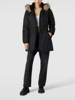 Only Parka Mit Kunstpelzkragen Modell 'ONLIRS' - Schwarz