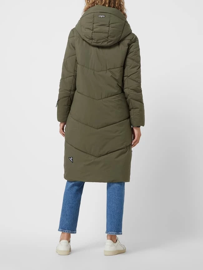 Khujo Steppmantel Mit Kapuze Modell 'Torino' - Dunkelgrün 4 Khujo Steppmantel Mit Kapuze Modell 'Torino' - Dunkelgrün – Bild 4