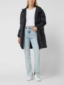 FILA Steppmantel Mit Kapuze - Schwarz