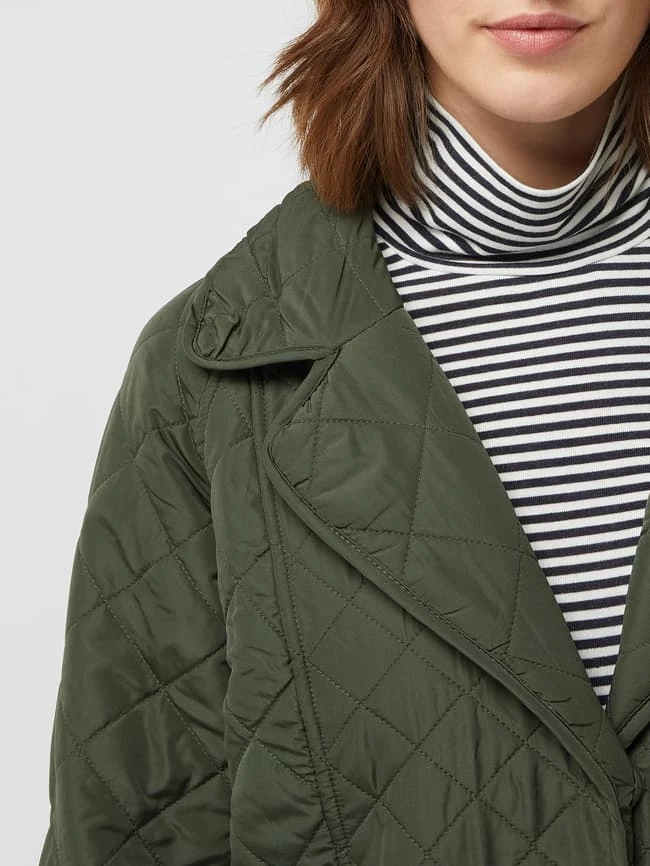 Rosemunde Steppmantel Mit Reverskragen - Dunkelgrün 3 Rosemunde Steppmantel Mit Reverskragen - Dunkelgrün – Bild 3