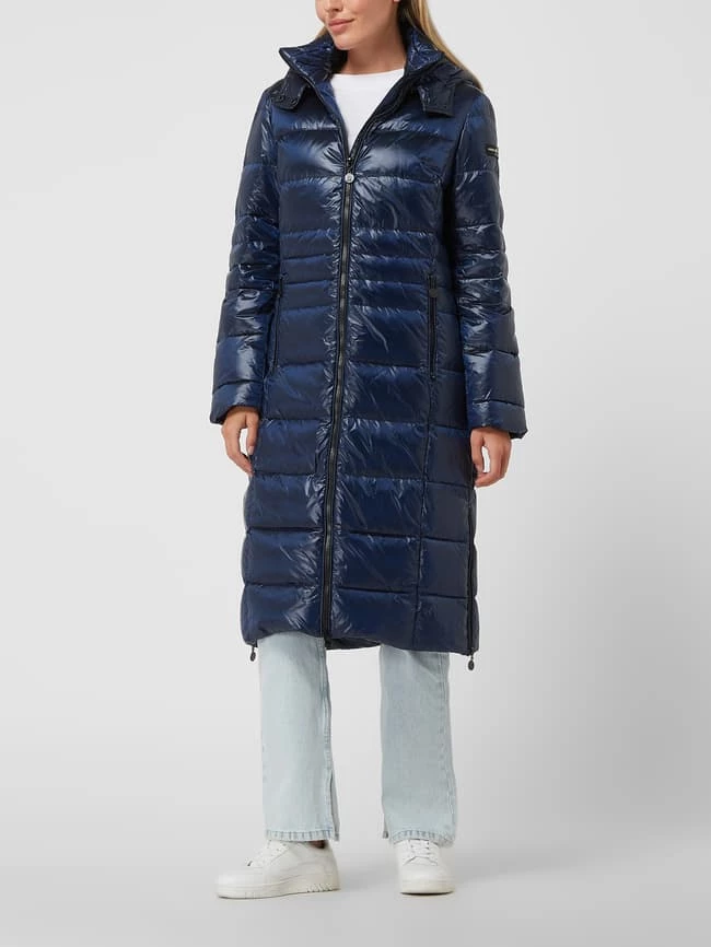 Frieda & Freddies Daunenmantel Mit Abnehmbarer Kapuze - Marineblau 1 Frieda & Freddies Daunenmantel Mit Abnehmbarer Kapuze - Marineblau