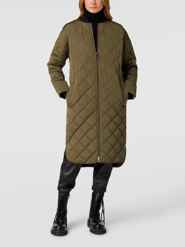 HUGO Steppmantel Mit Eingrifftaschen Modell 'Ferina' - Khaki 4 HUGO Steppmantel Mit Eingrifftaschen Modell 'Ferina' - Khaki – Bild 4