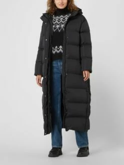 Superdry Steppmantel Mit Kapuze - Schwarz