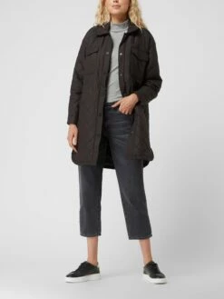 Only Steppmantel Mit Umlegekragen Modell 'New Tanzania' - Schwarz