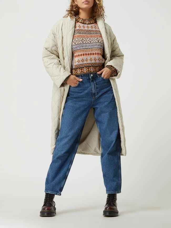 Mango Steppmantel Mit Wattierung Modell 'Verdure' - Beige 1 Mango Steppmantel Mit Wattierung Modell 'Verdure' - Beige