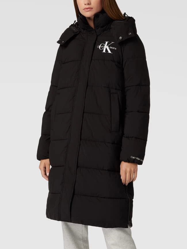 Calvin Klein Jeans Steppmantel Mit Abnehmbarer Kapuze - Schwarz 4 Calvin Klein Jeans Steppmantel Mit Abnehmbarer Kapuze - Schwarz – Bild 4