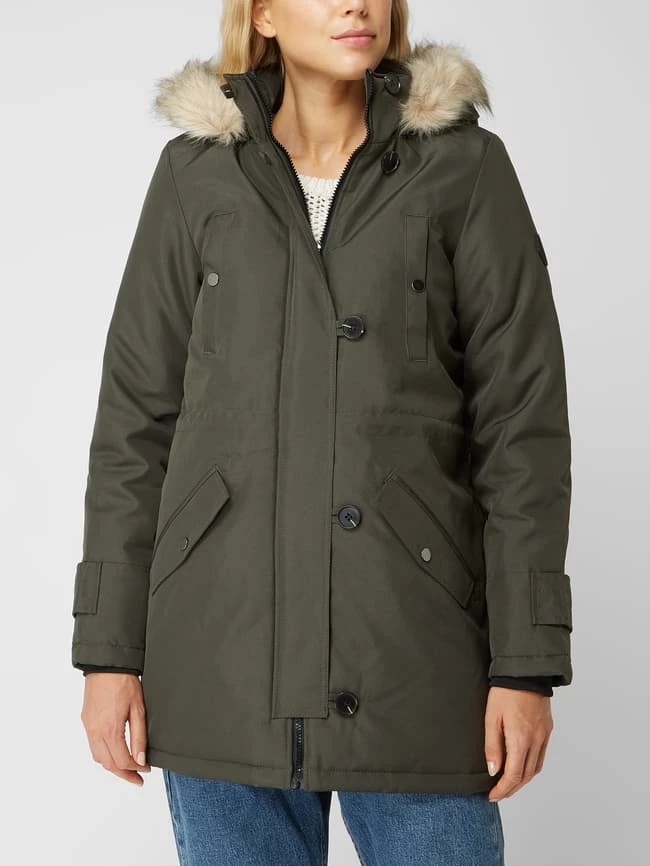 Vero Moda Outdoor Parka Mit Webpelz Modell 'Storm' - Dunkelgrün 4 Vero Moda Outdoor Parka Mit Webpelz Modell 'Storm' - Dunkelgrün – Bild 4