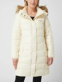 Pepe Jeans Steppmantel Mit Webpelz Modell 'Anja' - Ecru -WINTERMÄNTEL Verkaufs-Shop 9l454hpma583ggpp74qkkj24ad34ak9k9l83edal612kglii9d8l6hhi8gqkmi2l8cqkok288p748cic713jee1o6gr30c9g6tij2c9kcgp30e1mcoq32oph6lgj6o9o6hgjacg