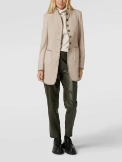 White Label Blazermantel Mit Knopfverschluss - Sand