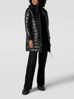 Tommy Hilfiger Steppmantel Mit Kapuze Modell 'SORONA' - Schwarz