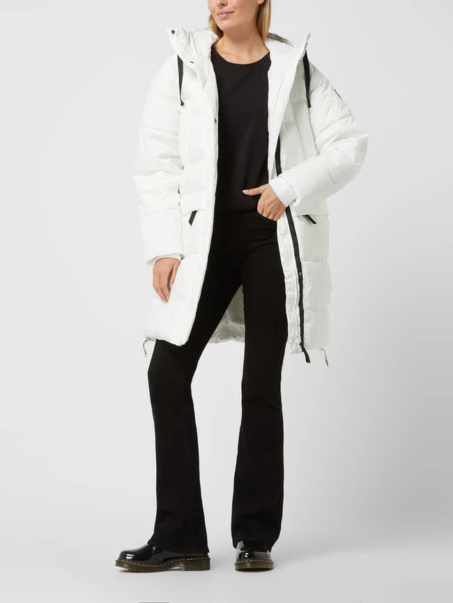 Icepeak Steppmantel Mit Kapuze Modell 'Artern' - Wasserdicht - Offwhite 1 Icepeak Steppmantel Mit Kapuze Modell 'Artern' - Wasserdicht - Offwhite