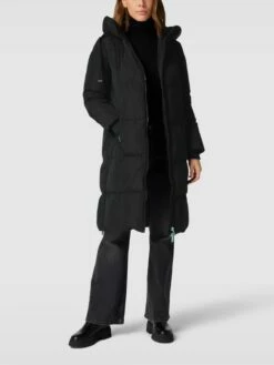 MOS MOSH Daunenmantel In Stepp-Optik Modell 'Nova' - Schwarz