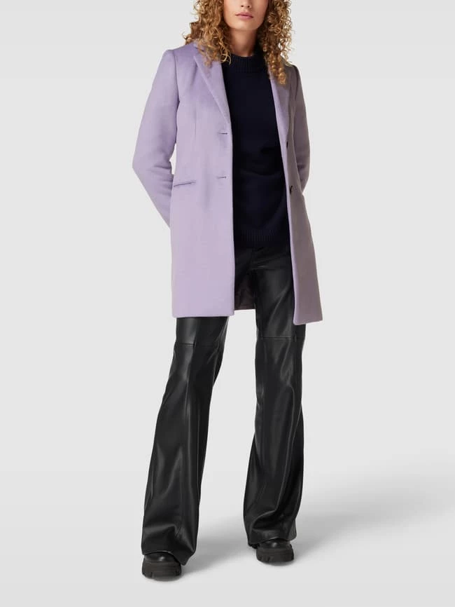 Montego Mantel Mit Paspeltaschen - Lila 1 Montego Mantel Mit Paspeltaschen - Lila