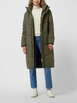 Khujo Steppmantel Mit Kapuze Modell 'Torino' - Dunkelgrün