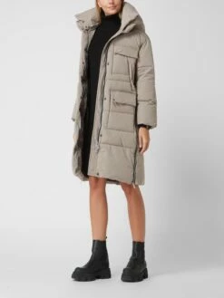 Freaky Nation Steppmantel Mit Abnehmbarer Kapuze Modell 'Winter Holiday' - Taupe