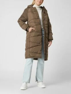 Soyaconcept Steppmantel Mit Kapuze - Schlamm