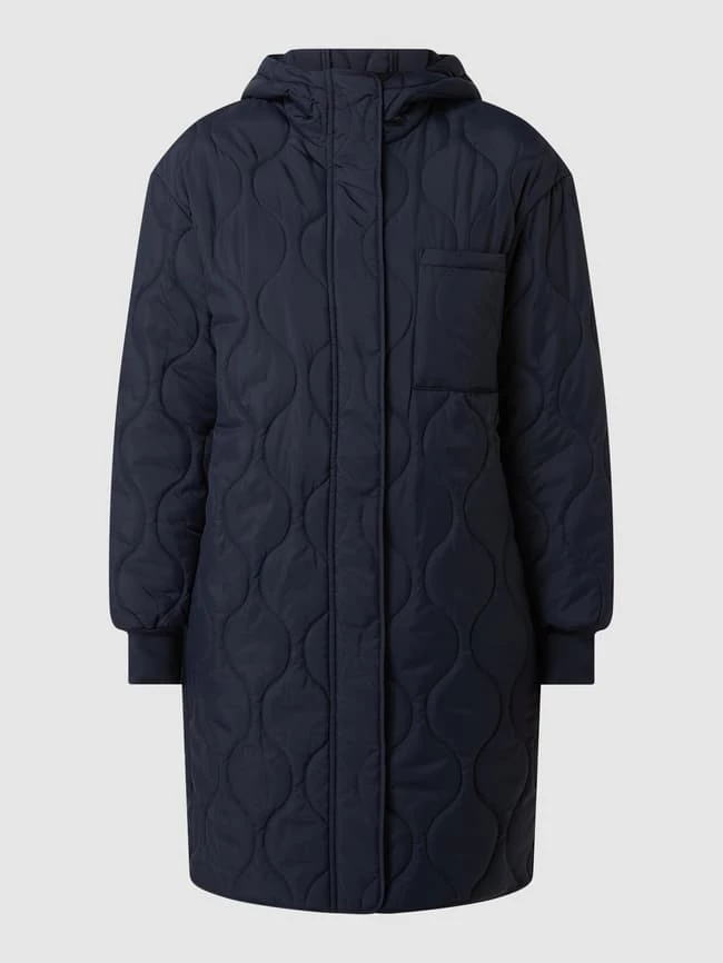 Jake*s Collection Steppmantel Mit Kapuze - Marineblau 2 Jake*s Collection Steppmantel Mit Kapuze - Marineblau – Bild 2