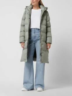 Garcia Steppmantel Mit Kapuze - Grün