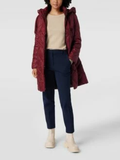 Gerry Weber Edition Steppmantel Mit Zweiwege-Reißverschluss - Bordeaux Rot