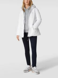 Tommy Hilfiger Steppmantel Mit Kapuze - Weiß