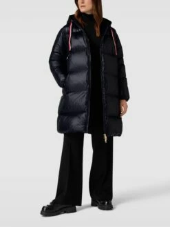 Tommy Hilfiger Daunenmantel Mit Kapuze - Marineblau