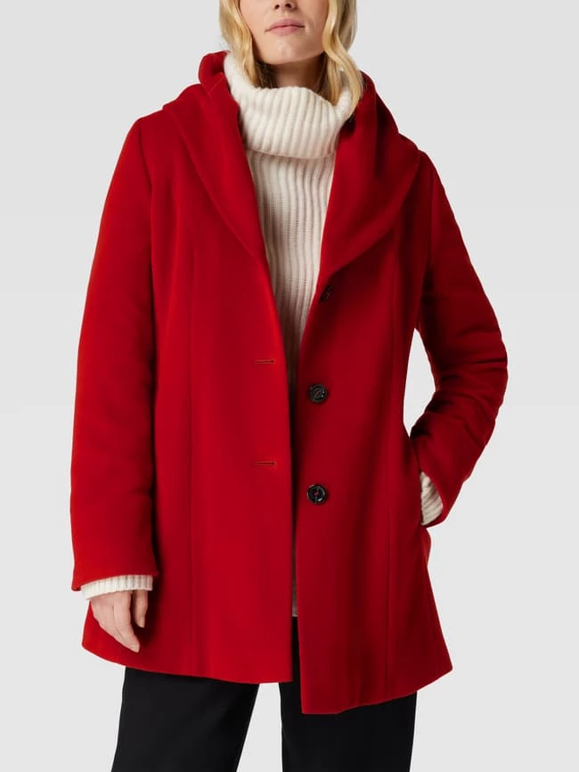 Fuchs Schmitt Mantel Mit Seitlichen Eingrifftaschen - Orange 4 Fuchs Schmitt Mantel Mit Seitlichen Eingrifftaschen - Orange – Bild 4