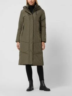 Khujo Regular Fit Steppmantel Mit Kapuze Modell 'Sonje' - Dunkelgrün