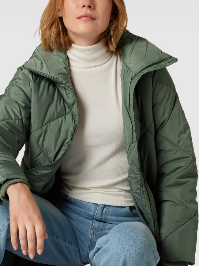 Vila Steppmantel Mit Stehkragen Modell 'VIADAYA' - Schilf Meliert 3 Vila Steppmantel Mit Stehkragen Modell 'VIADAYA' - Schilf Meliert – Bild 3