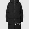 Calvin Klein Jeans Mantel Mit Label-Print Modell 'Placed' - Schwarz
