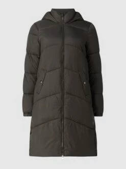 Vero Moda Curve Steppmantel Mit Kapuze Modell 'Uppsala' - Khaki