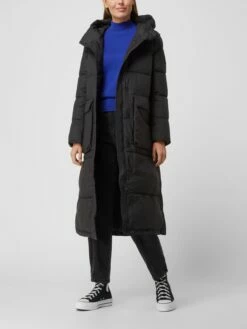 ECOALF Steppmantel Mit Kapuze Modell 'Sibaalf' - Schwarz