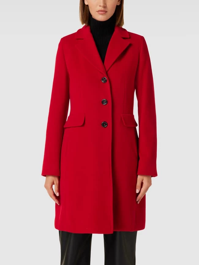 Fuchs Schmitt Mantel Mit Reverskragen - Rot 4 Fuchs Schmitt Mantel Mit Reverskragen - Rot – Bild 4