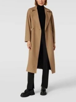 Christian Berg Woman Selection Mantel Mit Seitlichen Eingrifftaschen - Camel