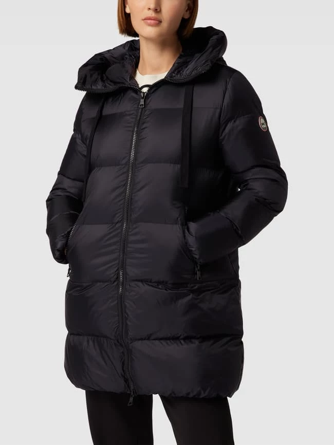 No.1 Como Steppmantel Mit Kapuze Modell 'LEONIE' - Schwarz 4 No.1 Como Steppmantel Mit Kapuze Modell 'LEONIE' - Schwarz – Bild 4