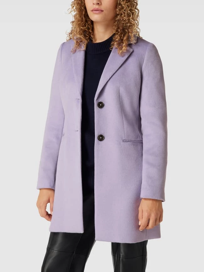 Montego Mantel Mit Paspeltaschen - Lila 4 Montego Mantel Mit Paspeltaschen - Lila – Bild 4