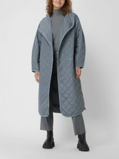 Soaked In Luxury Steppmantel Mit Stehkragen Modell 'Umina' - Mittelgrau
