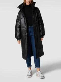 Drykorn Steppmantel Mit Stehkragen Modell 'Euston' - Schwarz