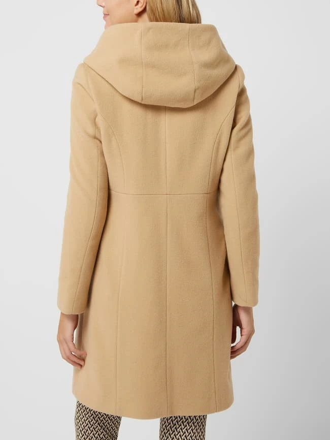 Milo Coats Wollmantel Mit Kapuze Modell 'Bella' - Camel 5 Milo Coats Wollmantel Mit Kapuze Modell 'Bella' - Camel – Bild 5