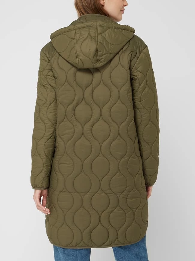 Fransa Steppmantel Mit Kapuze - Olivgrün 5 Fransa Steppmantel Mit Kapuze - Olivgrün – Bild 5