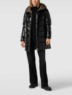 Liu Jo White Steppmantel Mit Wendefunktion - Schwarz